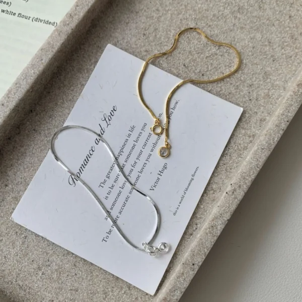 S925 Sterling Silver Glitter Bubble Diamond Snake Bone Bracelet Women's Retro Medieval Korean Niche Design Premium Bracelet