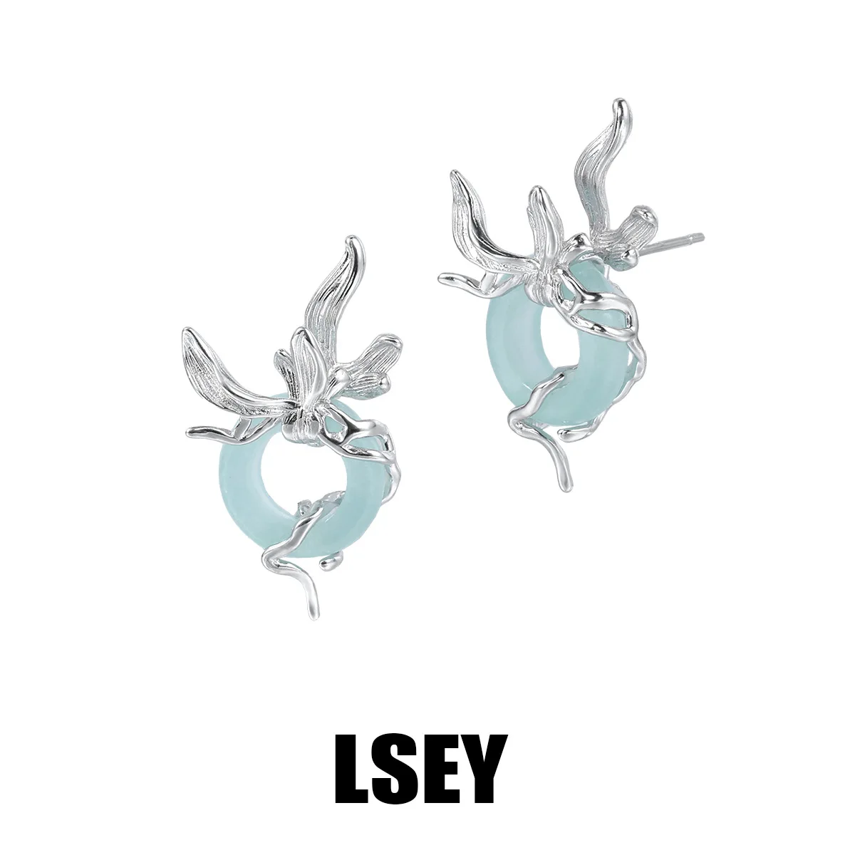MLKENLY S925 sterling silver Orchid earrings high-end feeling earrings wholesale for women's silver jewelry - Image 4