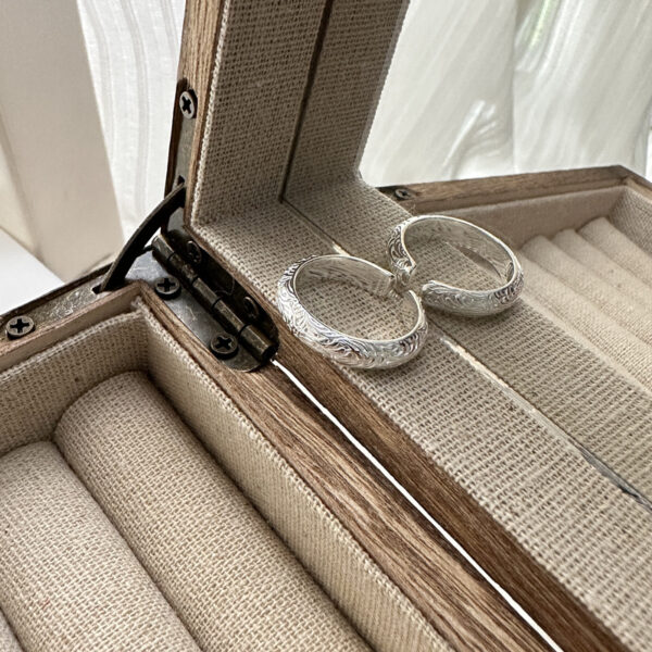 S925 Tang grass ring new Chinese niche design cool temperament can be stacked with a plain ring open ring jewelry